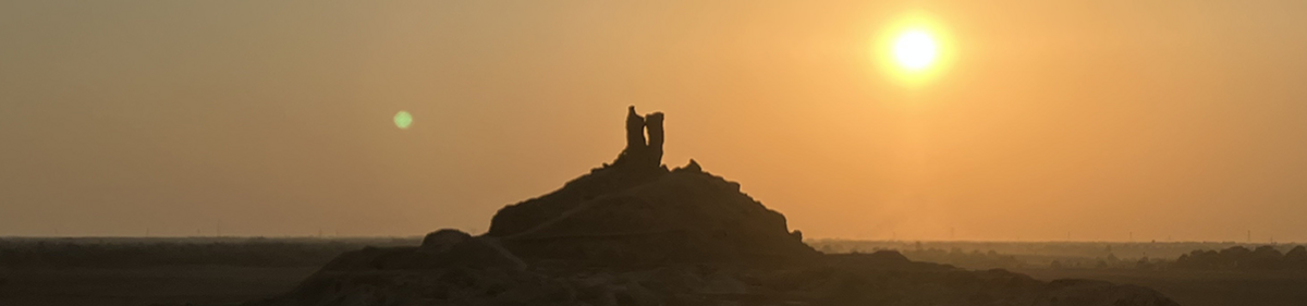 Der Tempelturm des Nabû-Tempels in Borsippa (Birs Nimrud)